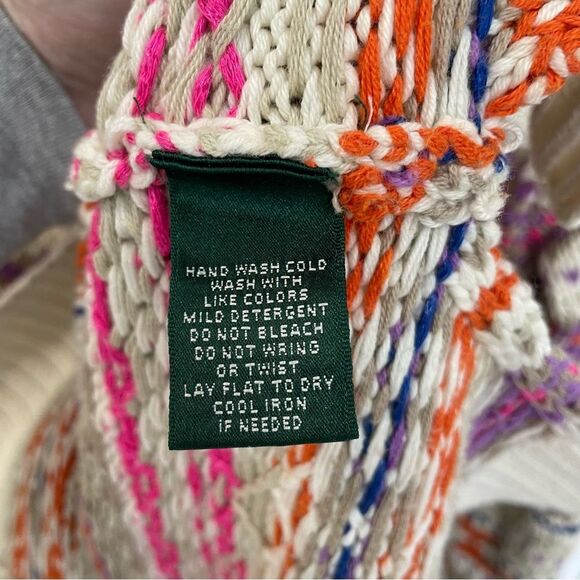 LAUREN Ralph Lauren Fair Isle Southwest Aztec Tunic Sweater Women’s Size M - Picture 5 of 7